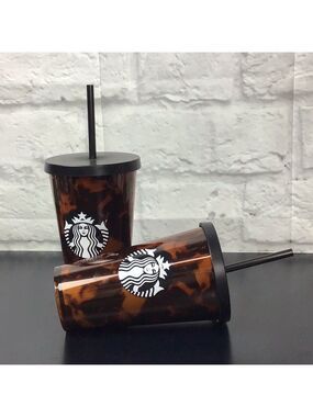 Brand New Limited Edition 2019 Mocha Swirl Starbucks Tortoise Grande Tumbler